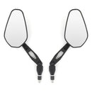 New Nylon M10 10Mm Rearview Side Mirrors Pair For Motorcycle Motorbike Custom Generic