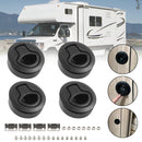 4脳RV Boat Door Replace Slam Latch Hatch 2" Deck Round Pull Latch 1/2"