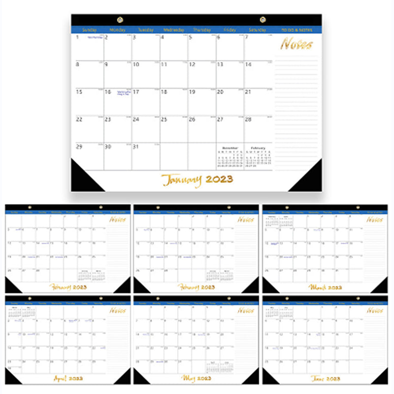 2023.1-2024.6 Calendar Brownline Home Office Monthly Desk Pad Calendar