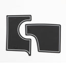 Door Mats Cup Holder Non-Slip Pads For  Charger 2015-2019 Red Generic