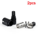 2 Pcs 4 Pin TFT LCD Flatscreen TV 12V DC DIN Plug TV Supply Connector New