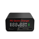 60W Type USB C Charger PD Quick Charge QC 3.0 3 In 1 Multi Port Power Adapter US Plug