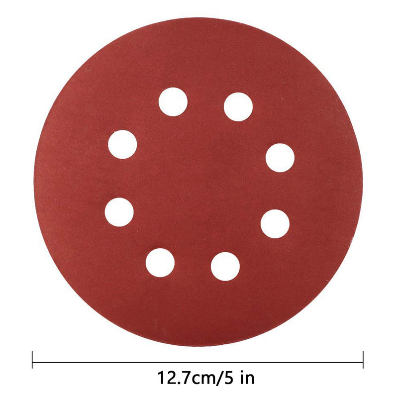 125mm 5 inch Sanding Discs 40 - 2000 Grit for Orbital Sander Loop Sandpaper