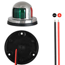 2 IN 1 Marine Boat Yacht Pontoon 12V Stainless Steel LED Bow Navigation Lights