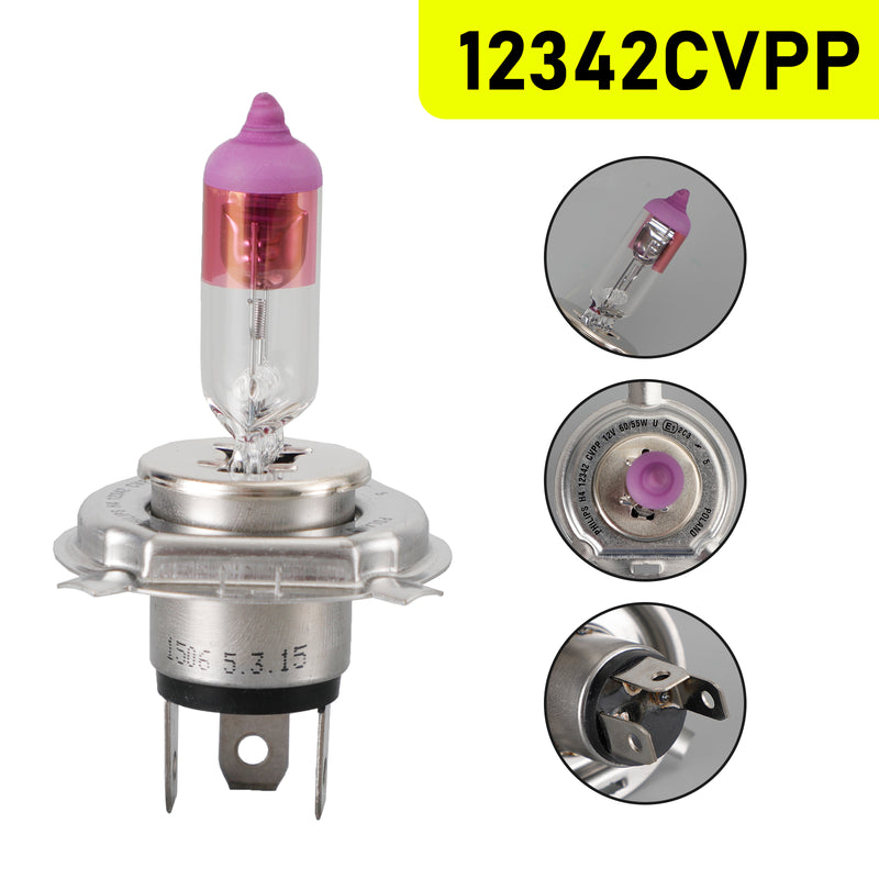 For Philips 12342CVPP Car Standard Halogen Headlight H4 12V60/55W P43t