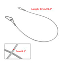 1/5/10Pcs 26.4"Steel Wire Safety Security Cable For Stage Light Clamp Par Light
