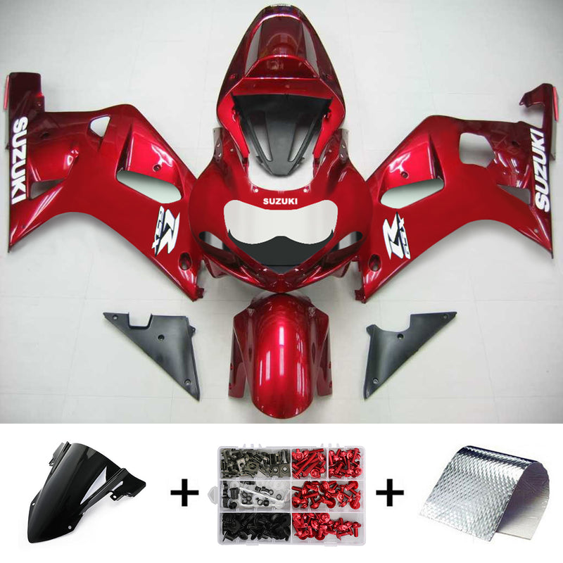 Suzuki GSXR750 2001-2003 Fairing Kit Bodywork Plastic ABS