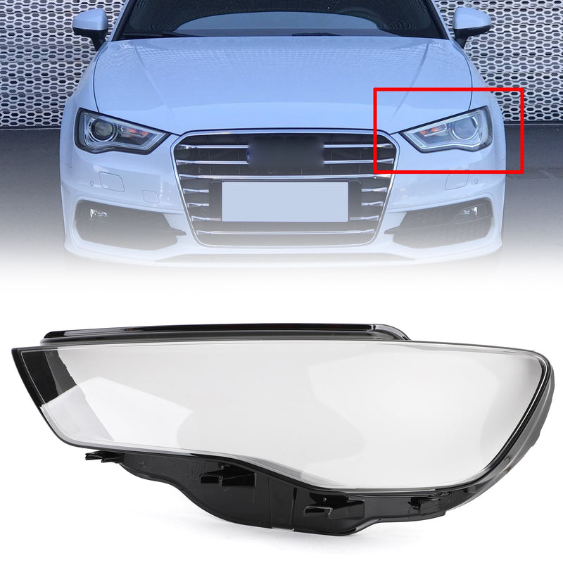 Headlight Cover Headlamp Lens For Audi A3 2013-2016 Clear Generic