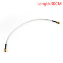 10Pcs SMA Male to SMA Male RF Extension Coax Pigtail Semi-Rigid Cable RG402 30cm