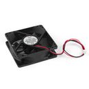 10PCS DC Brushless Cooling PC Computer Fan 12V 8025s 80x80x25mm 0.2A 2 Pin Wire