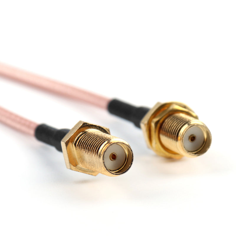 4Pcs 20cm RG316 Y Type 1 SMA Male Plug to 2 SMA Female Jack Branch Pigtail Cable 8in