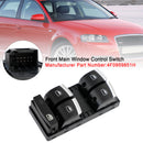 4F0959851H Front Main Window Control Switch For AUDI A3 8P A4 S4 Q7 B6 B7 A6 Generic