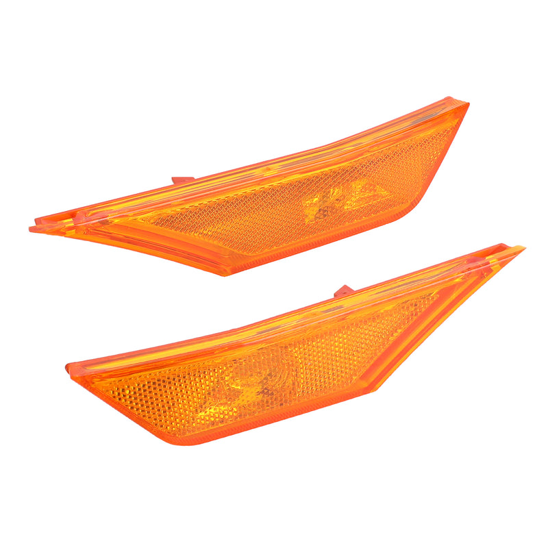 2¡Á Front Side Marker Light For Honda Civic 2016-2021 Amber Generic