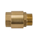 Brass Check Valve G1/2" G3/4" G1" M To F Thread Non-Return Backflow Prevention