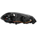 2006-2013 Chevrolet Impala Chrome Housing Clear Amber Headlights Assembly