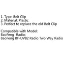 4Pcs Belt Clip Dust Cover For BaoFeng BF-UV82 Radio Two Way Radio Walkie Talkie