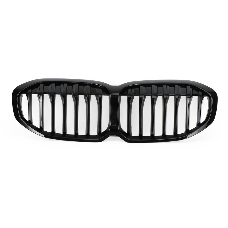 Gloss Black Front Replacement Hood Grille Fit BMW F40 1-Series 2019-2023 Generic
