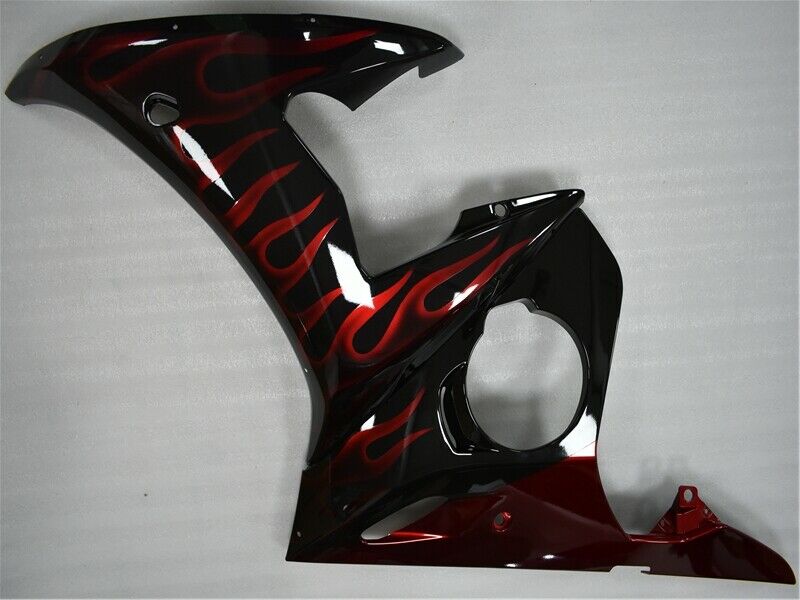 Fairing Injection Plastic Kit Flame Fit For YAMAHA 2003 2004 YZF R6 Generic