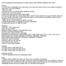 GMC Sierra 1500 2500HD 3500HD 2007-2014 Side Headlights/Lamp Assembly