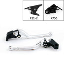 CNC Aluminum Motorcycle Long Clutch Brake Lever For Kawasaki Z900 2017-18 Black Generic