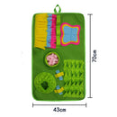 Pet Cat Dog Snuffle Mat Training Sniffing Pad Feeding Blanket Cushion Toys