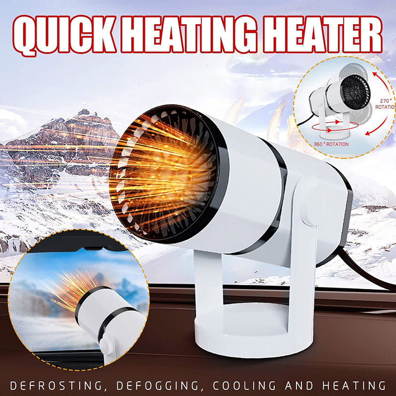 360¡ãRotation Portable Car Heater Defrost 12V/24V Defogging Heater For Car truck