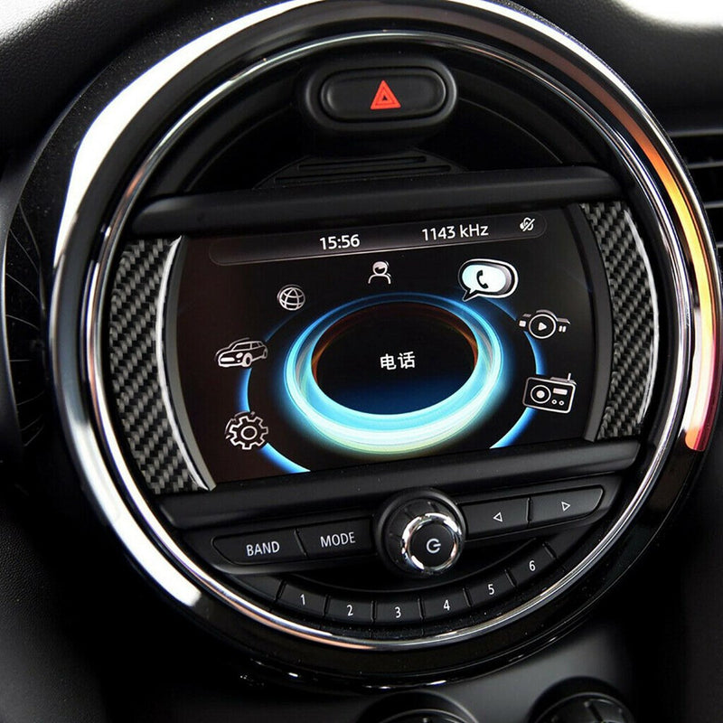 2010-2013 Mini Cooper F54 F55 F56 F60 Carbon Fiber GPS Navigation Cover Trim
