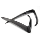 Carbon Fiber Front Fog Light Lamp Eyebrow Cover Trim For Tesla Model3 2017+ Generic