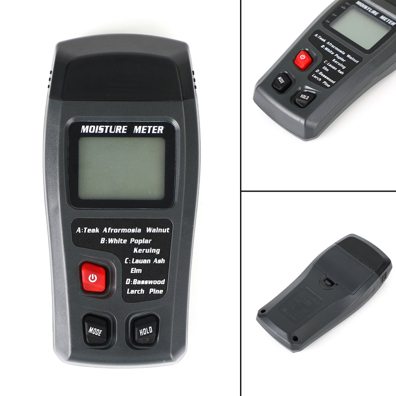 Digital LCD Wood Moisture Meter Detector Tester  Humidity 0-99.9% Hygrometer