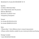 ABS Plastic Motorcycle Windshield Windscreen for Honda CB125R CB300R 2018-2019 Generic