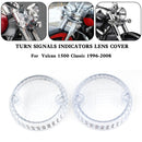 Yamaha Kawasaki Vulcan 1500 VN Turn Signals Indicators Lens Cover