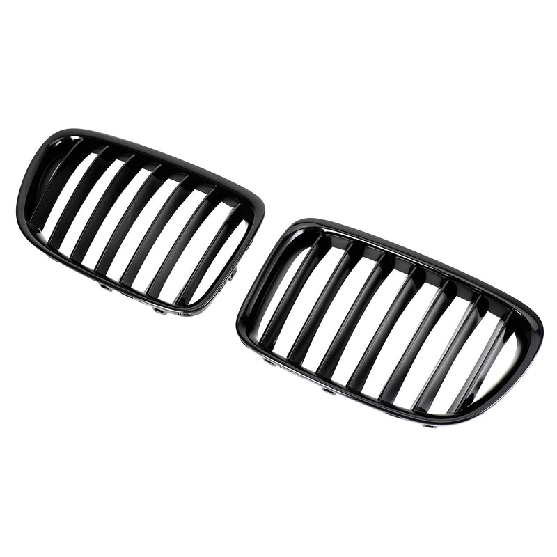 BMW X1 E84 2009-2014 SUV Gloss Black Front Hood Kidney Grill Grille