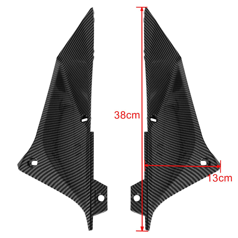 Gas Tank Side Trim Cover Panel Fairing Cowl for Yamaha YZF R1 2002-2003 Carbon Generic