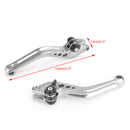 Short Clutch Brake Lever For KTM 790 Duke Before 2019 Silver Generic