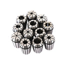 12Pcs ER25 Spring Collet 1/8"-5/8" For CNC Milling Lathe Tool Workholding