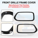 2018-2023 BMW X2 Series F39 Gloss Black Front Bumper Grill Frame Cover Trim