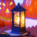 Halloween Portable Mini LED Wind Lantern Party Decoration Fireplace Light