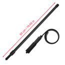 Radio Measure Antenna Gain Antenna UV Dual Section 50CM Black For Tk-360 Vx1R
