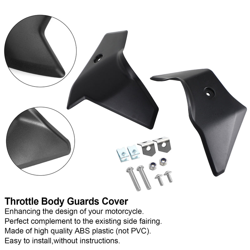 Throttle Body Guards Cover Protector for BMW R1250GS R1200GS 2017-2021 Black Generic