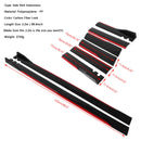 86.6" Universal Side Skirt Extensions Rocker Panel Splitters Lip Polypropylene Generic