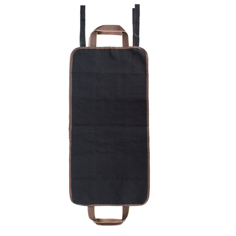 Firewood Log Carrier Bag Wood Holder Storage Portable Outdoor Carrying Bag Black