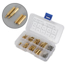 120Pcs M3 Brass Male Female Standoff Spacer Hex Screws Bolts Nuts Set