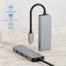 4-in-1 to HD USB C USB3.0 PD Type-C HUB Adapter Dock for Mac Windows PC