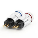 5PCS Earphone Pin 0.78mm DIY Plug Audio Connector For UM3X W4R UE18 UE11 Chrome