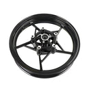 Glossy Black Front Wheel Rim For Kawasaki Z400 EX400 Ninja 400 ABS 2018-2023 Generic