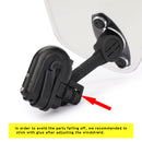 Motorcycle Adjustable Clip On Windshield Extension Spoiler Wind Deflector