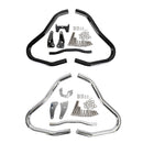 Engine Guard Crash Bar Frame Protector Bumper For Bmw Roadster R18 R 18 21-22 Chrome Generic