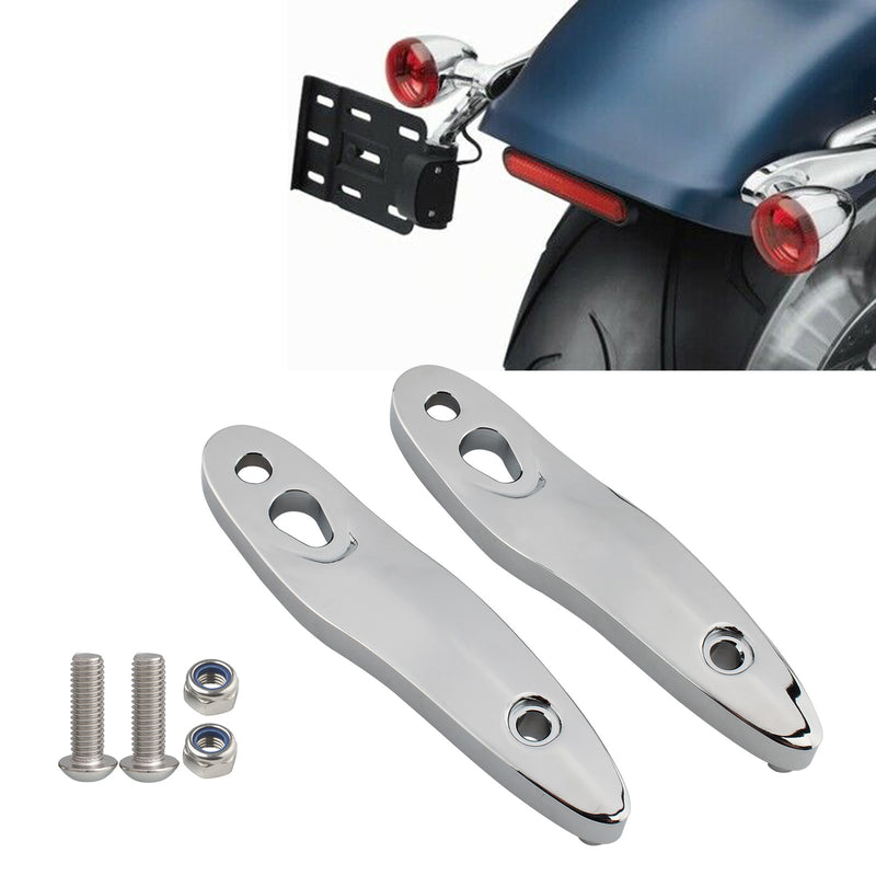 Softail 2000-2020 Turn Signal Extension Bracket License Plate Relocation Kit