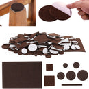 2 Colors 357 Piece Self-Stick Furniture Felt Pads for Hard Surfaces