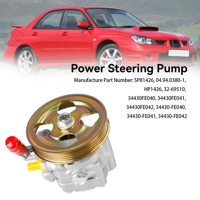 2002-2007 Subaru Impreza WRX STI w/ Pulley Power Steering Pump 34430FE040 Fedex Express